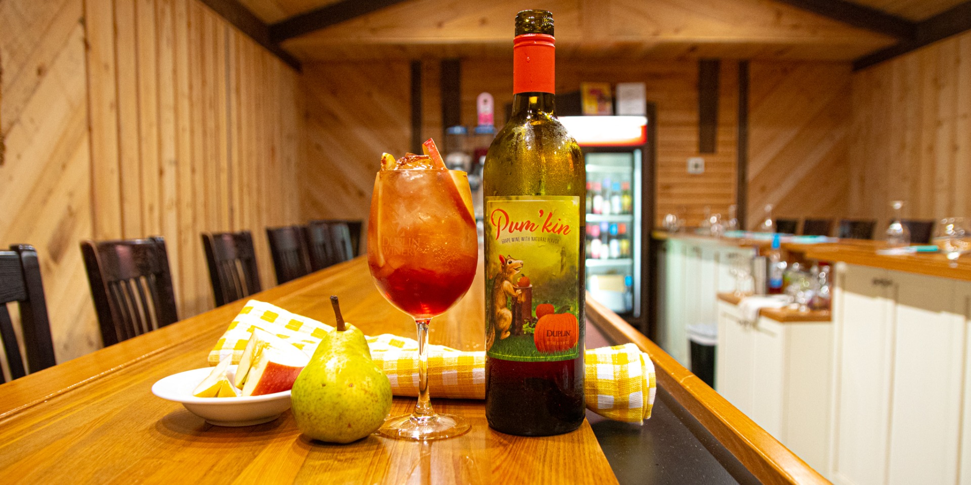 A gorgeous spritz that layers the colors and flavors of the fall season.