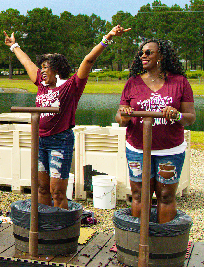 Grape Stomping + Entry Ticket