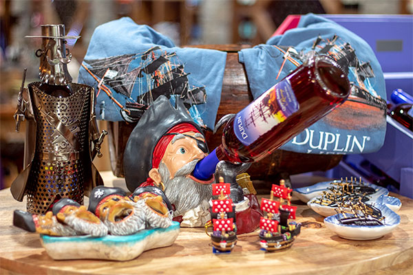 Pirate products at Duplin Winery