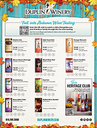 Fall into Autumn Tasting Sheet