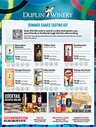 Summer Games Tasting Sheet
